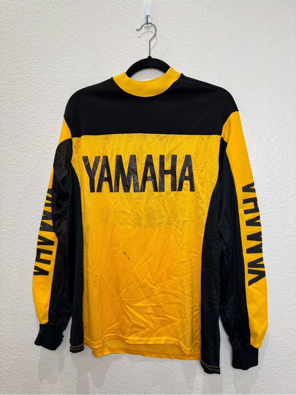 Vintage 70s Yamaha Viking Motocross Jersey L John Burr Cycles Fontana USA Rare